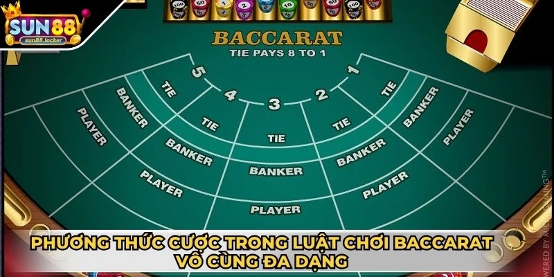 Luật chơi Baccarat chi tiết và chuẩn nhất cho anh em 3 Phương thức cược trong luật chơi Baccarat vô cùng đa dạng