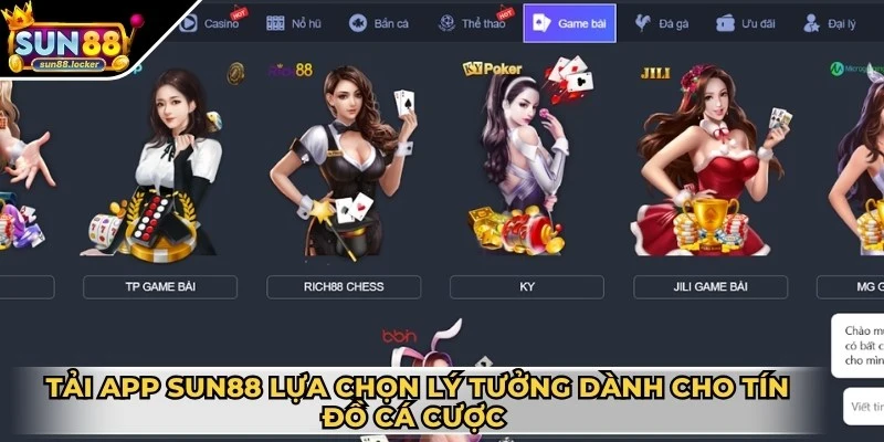 Tải App Sun88 - Trải Nghiệm Cược Online Mượt Mỗi Ngày 2 Tải app Sun88 là lựa chọn lý tưởng dành cho tín đồ cá cược online