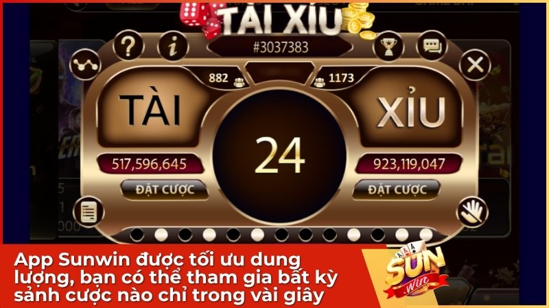 Sunwin tối ưu ứng dụng, vào sảnh cược chỉ trong vài giây